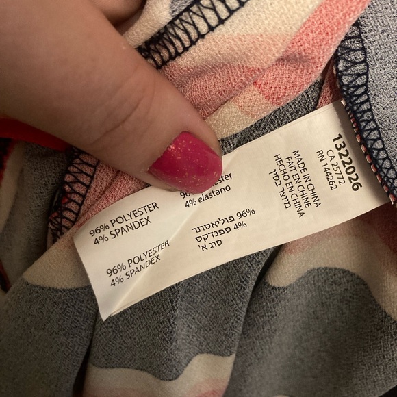 *NWOT* Dex striped wrap dress - Picture 7 of 7